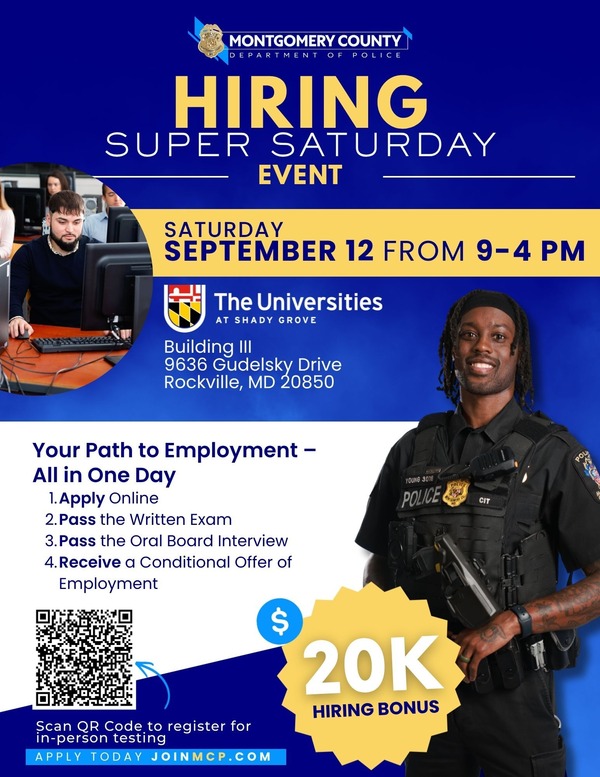 Police recruitment event on September 12.
