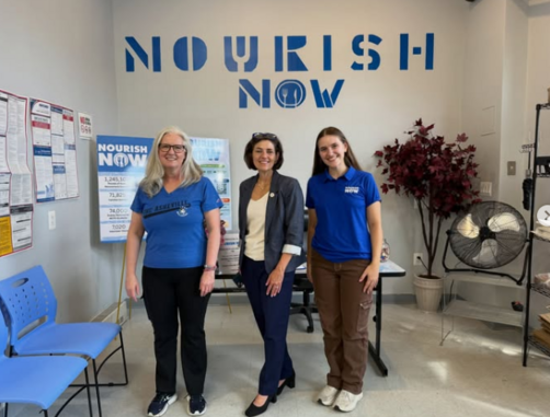 Visiting Nourish Now, one of our Partners in the Community