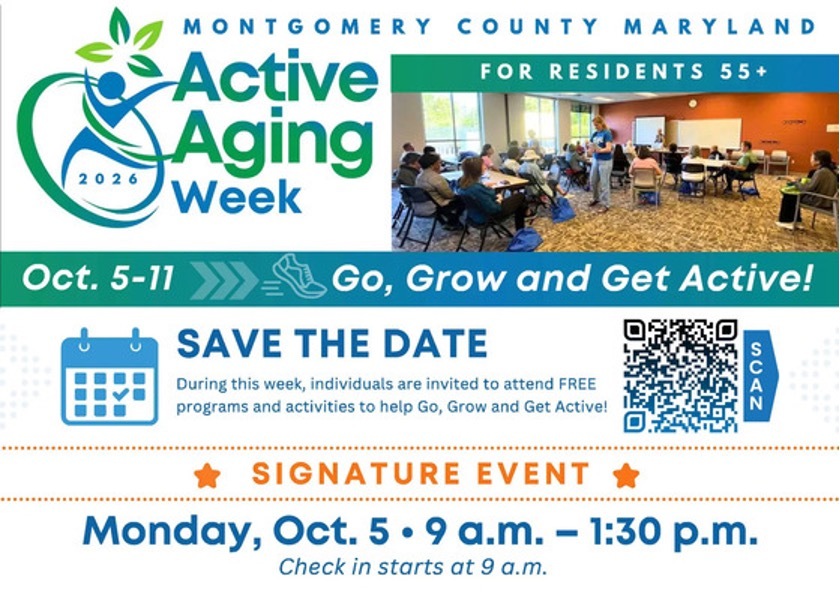 Active Aging Week Kicks Off Monday, Oct. 5 with More Than 50 Events for Older Adults