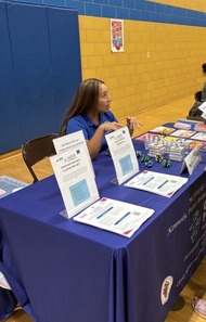 Luz Perasi at back to school night 