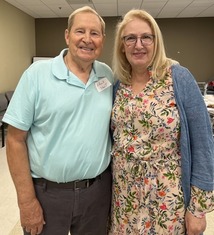 Chuck Short with Sharon Strauss
