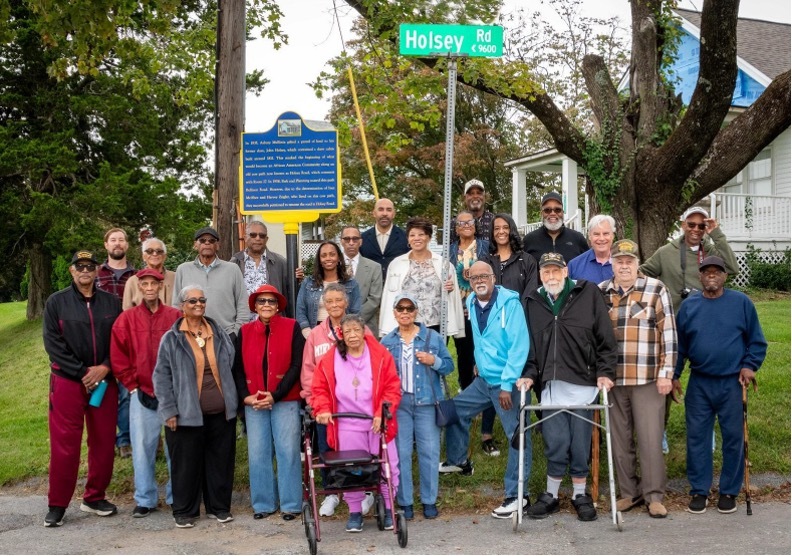 Holsey Road Historic Marker Unveiled with Descendants of Former Residents 