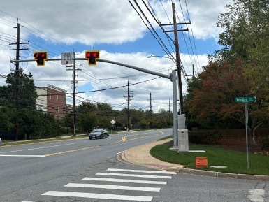 County Improves Pedestrian Safety by Adding Signals at Intersections  