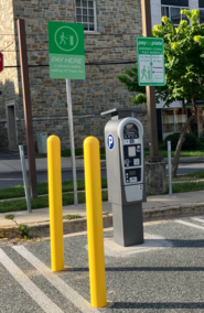 New paystation at parking Lot 10-24