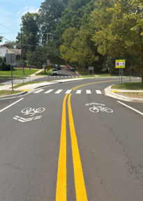McComas Greenway Road Markings