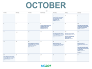 mcdot october calendar for 2026