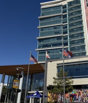 Exterior photo of M-NCPPC Wheaton Office Building at 2425 Reedie Drive 