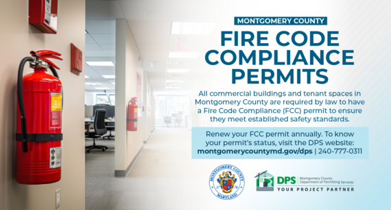 fire code compliance permit graphic from dps for commercial buildings and commercial tenant spaces 