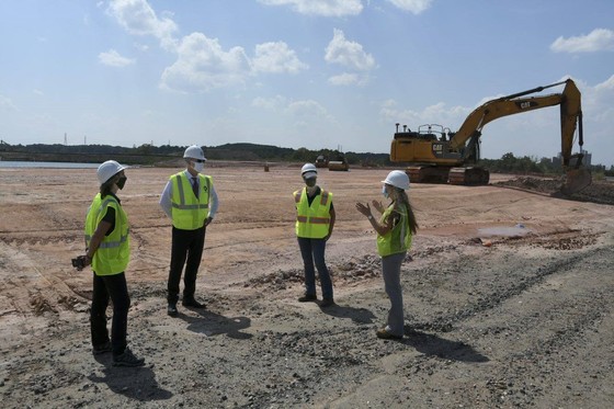 On site at Cox Creek DMCF