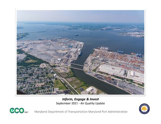 Aerial view of Dundalk Marine Terminal