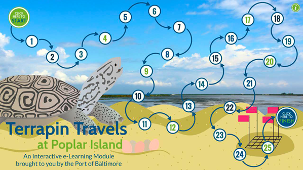 Terrapin Education Research Partnership (TERP) Program Terrapin Travels lesson image