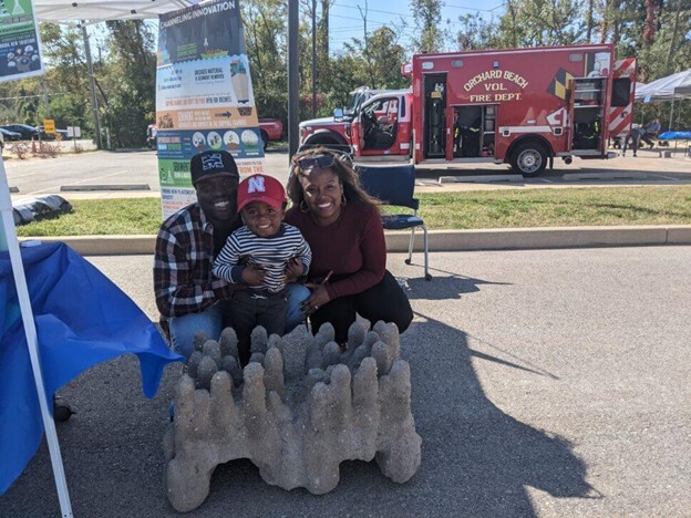 Family attends Open House