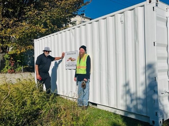 Containers provided by Ports Chesapeake America