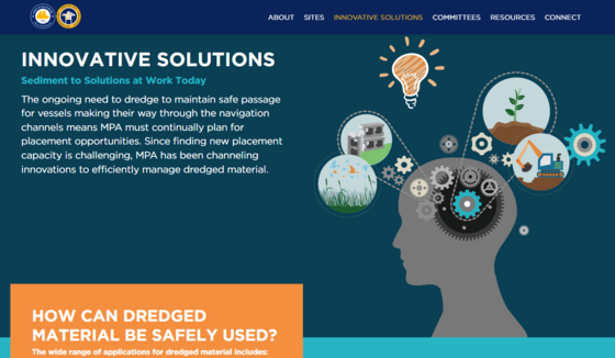 Image of Innovative Solutions Webpage