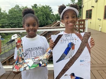 Kids at Youth Birding Week