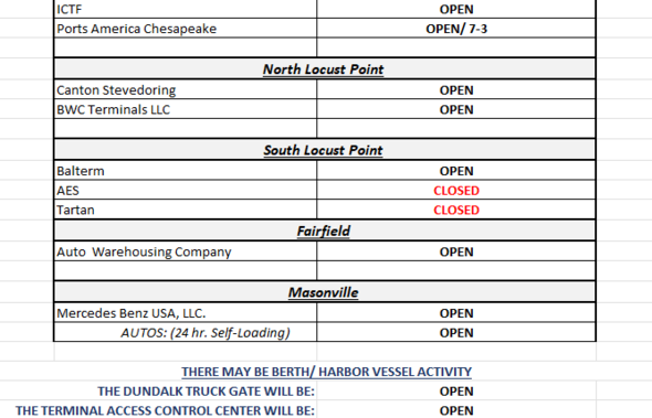 Holiday Schedule - Defender's Day 09/12/24