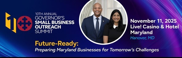 Tickets Available Now: 10th Annual Governor’s Small Business Outreach Summit