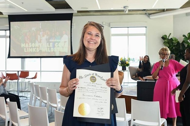 MPA Director of the Office of Navigation, Innovation and Stewardship Holly Miller received a Governor’s Citation