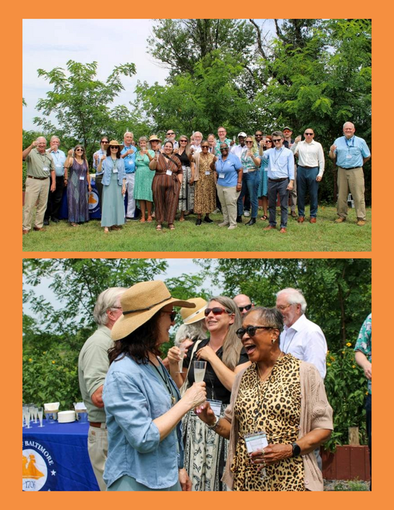 A sparkling cider toast to the DMMA in commemoration of its 25th anniversary.