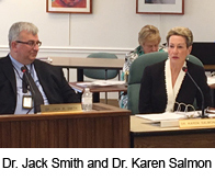 Dr. Jack Smith and Dr. Karen B. Salmon