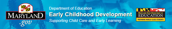 maryland department of education early childhood development