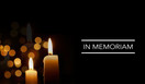 In Memoriam with candle