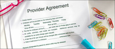 Child care provider agreement