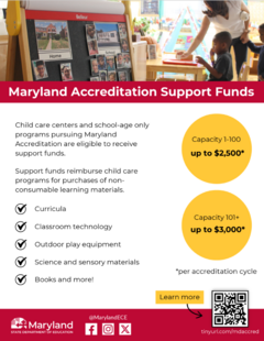 Maryland Accreditation Support Fund Flyer