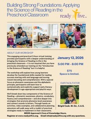 Ready at 5 Building Strong Foundations flyer 2026