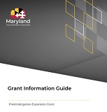 Prekindergarten Expansion Grant Information Guide cover.