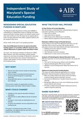 AIR funding focus group flyer 2026.