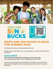 SUN Bucks flyer 2026