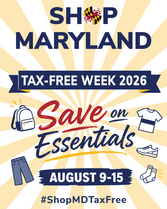 Shop Tax Free Week 2026 graphic