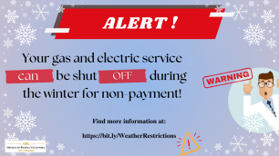 Cold Weather Rule Program Water assistance program ending | Cold weather termination restrictions ...