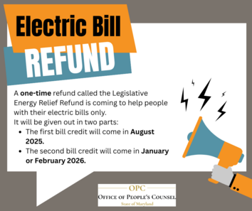 Energy relief refund