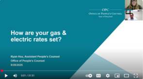 A screenshot of the "how your rates are set" webinar