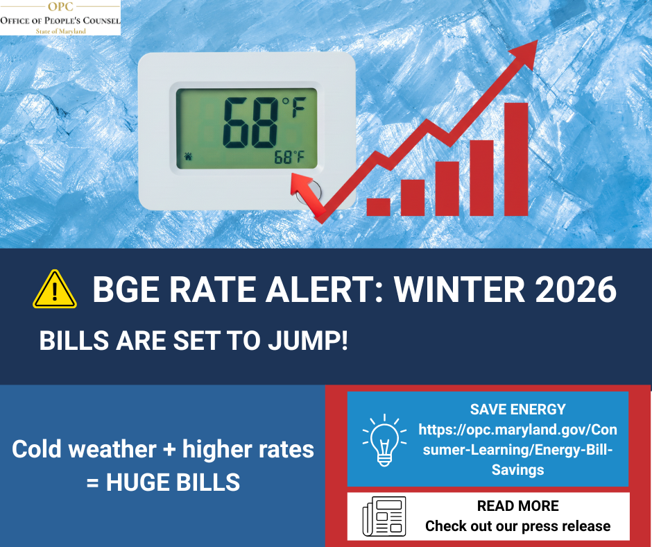 BGE rate alert