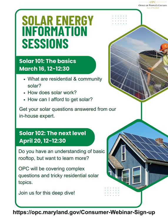 Solar webinar graphic