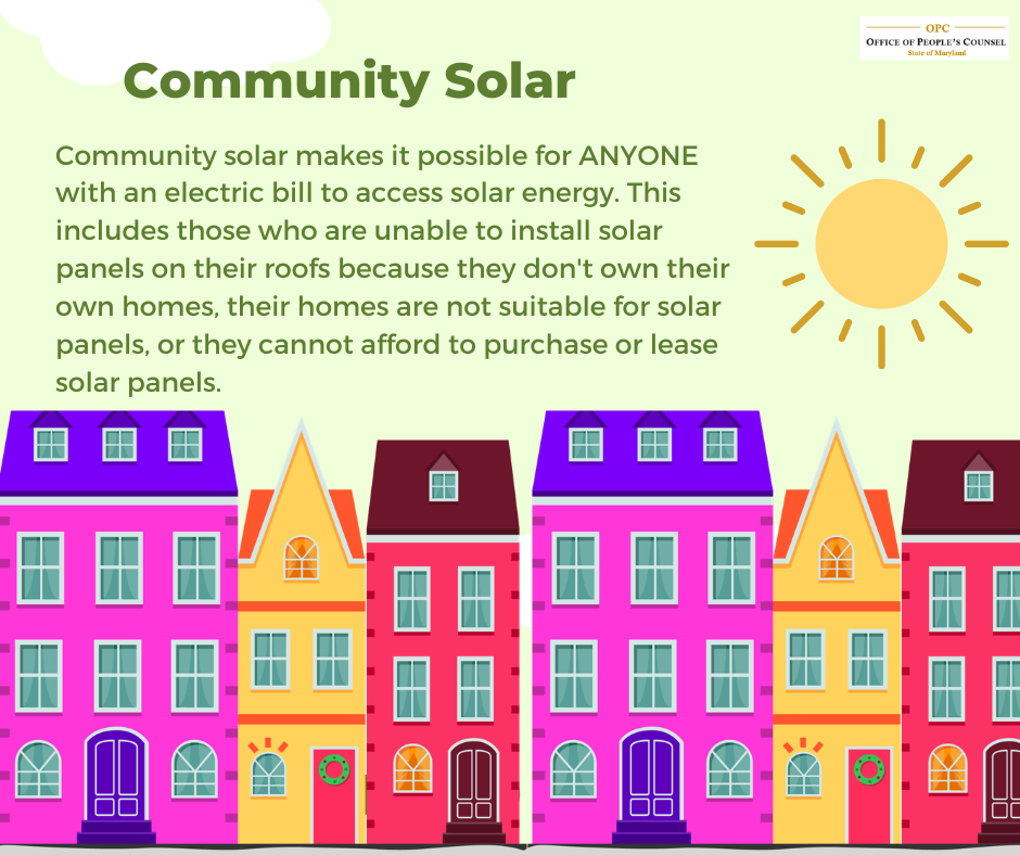 Community solar makes it possible for ANYONE with an electric bill to access solar energy.