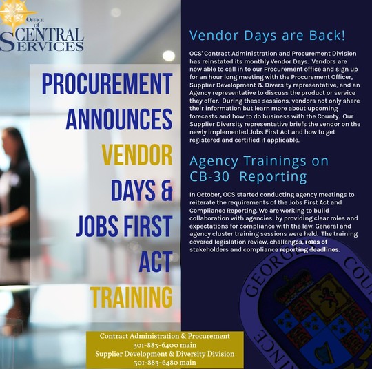 ocs vendor flyer