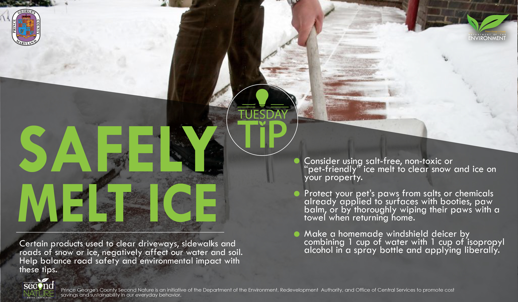 Tues Tip 2.5.19 Safe melt ice