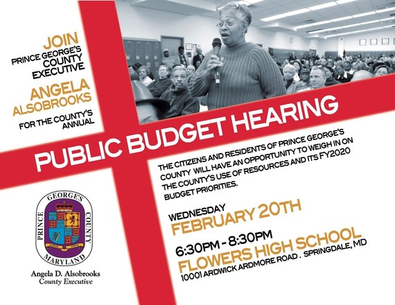 Budget Listening Session Flyer