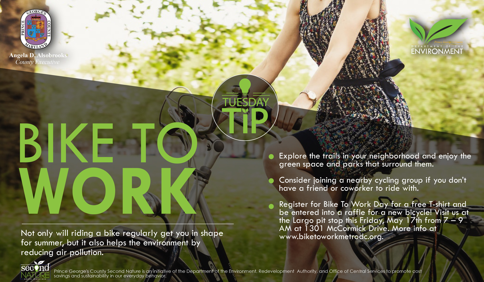 Tues Tip 5.14 Bike to Work
