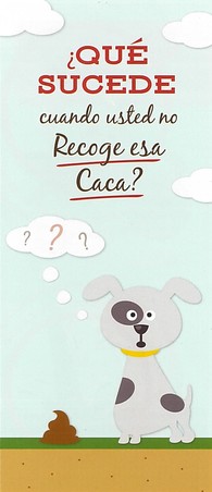 Recoge esa caca brochure front
