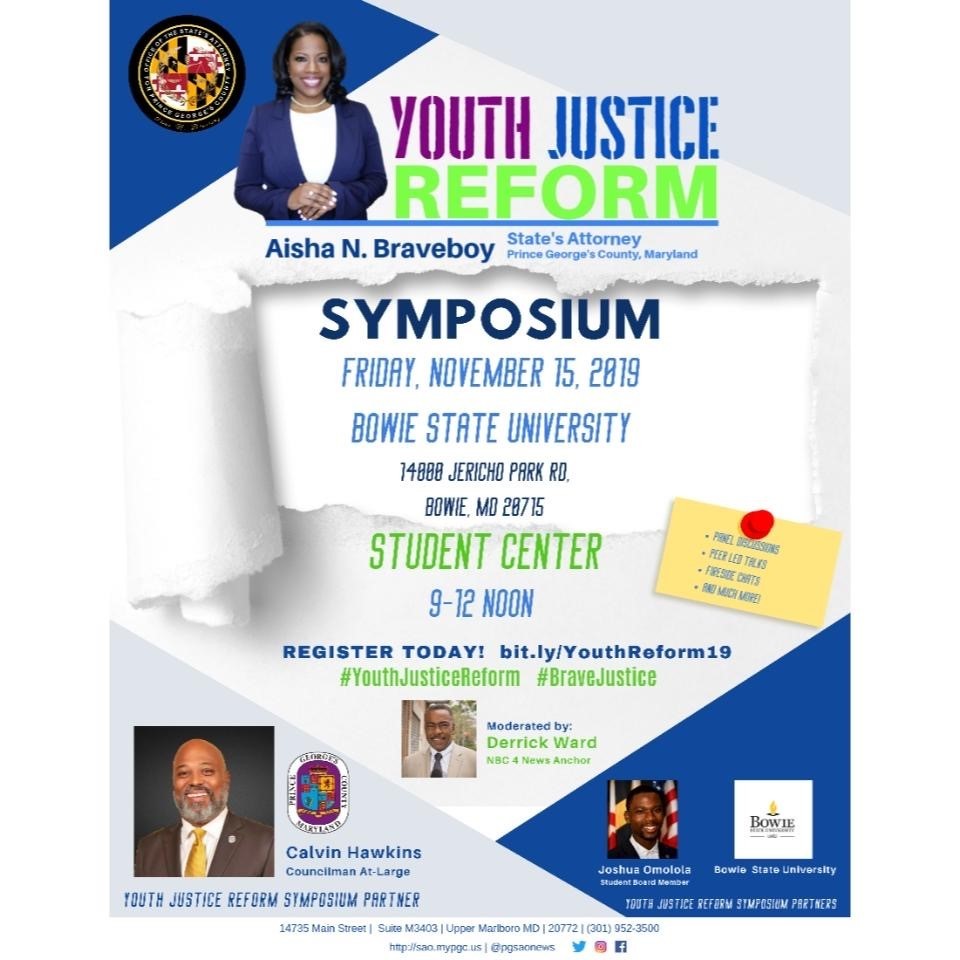 Sao Event Youth Justice Reform Symposium November 15 2019