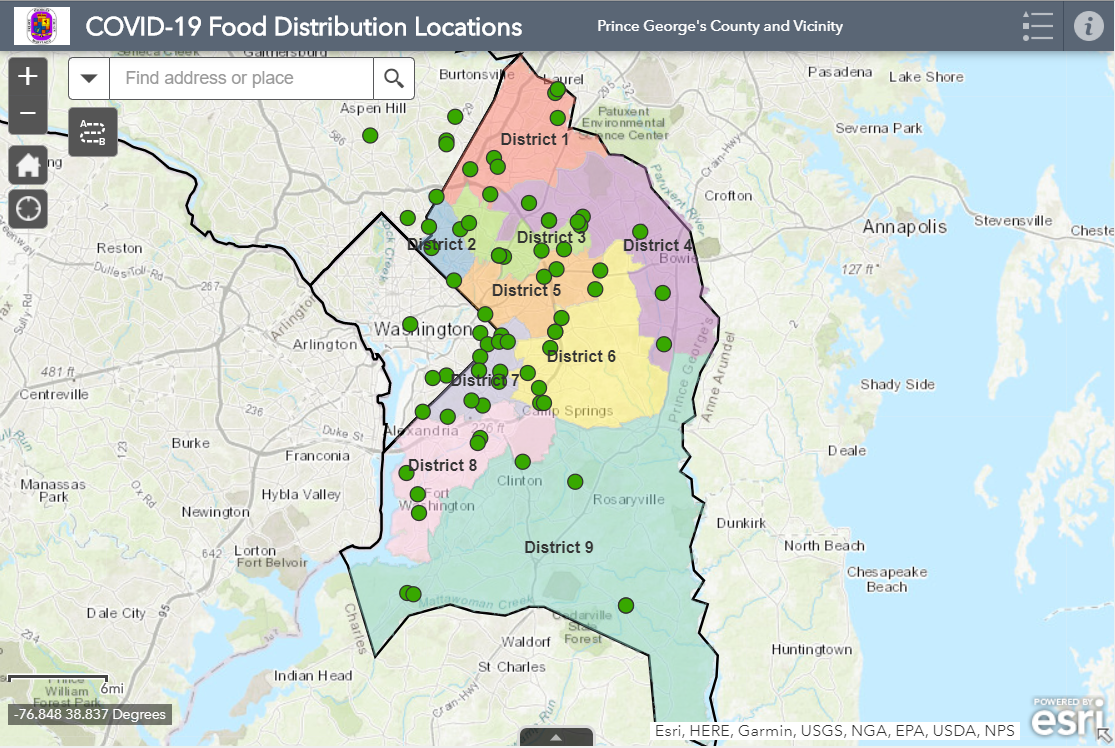 Food Sites Map