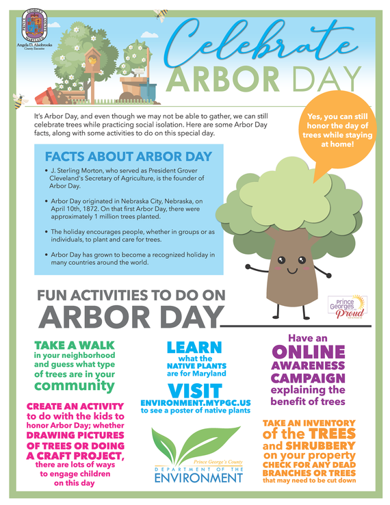 The DoE Sprout Happy Arbor Day/Feliz Dia del Árbol
