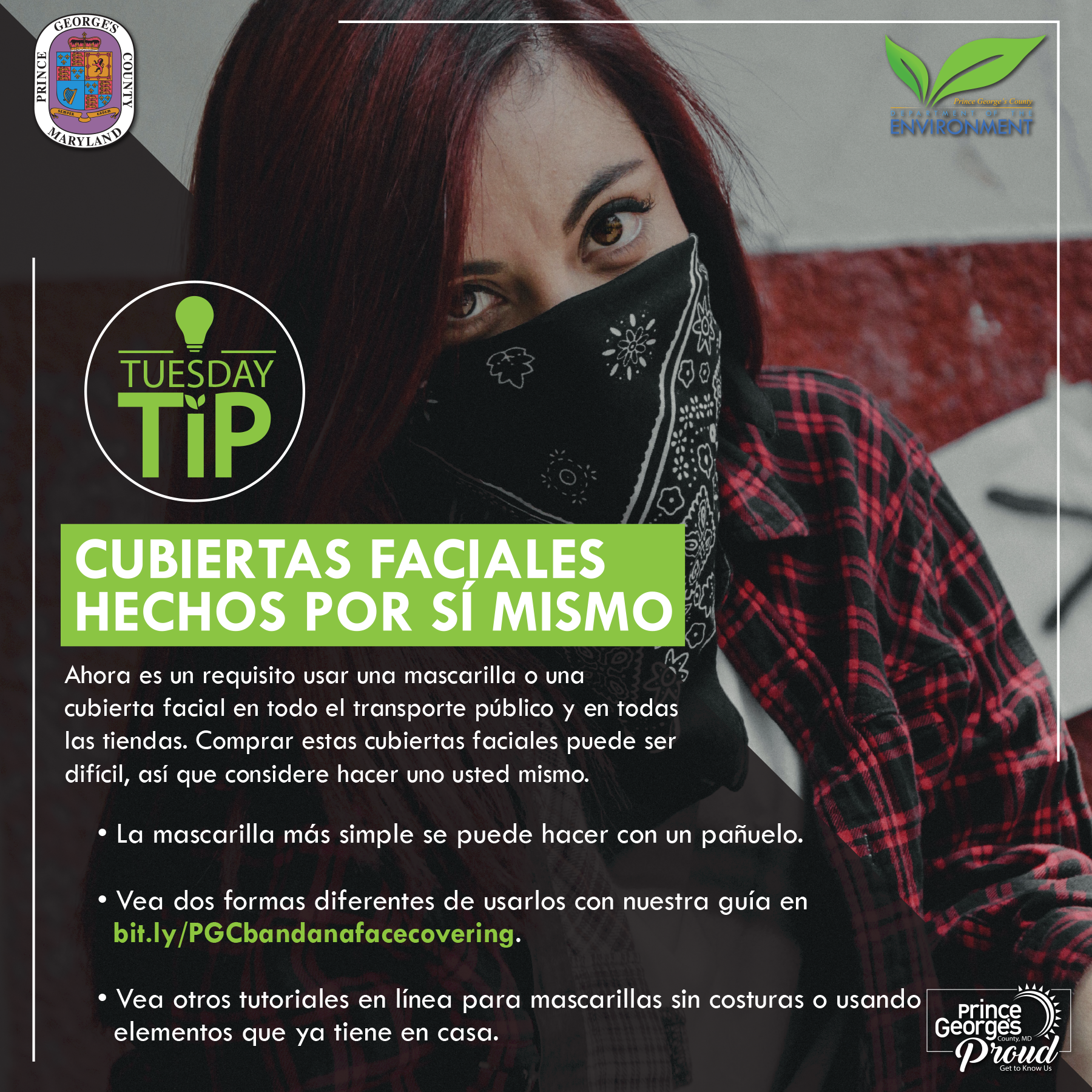 Tues Tip 4.28.20 DIY face covering spanish