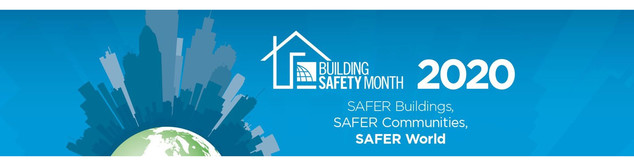 ICC Building Safety Month 2020 Celebrates “SAFER Buildings, SAFER Communities, SAFER WORLD" graphic