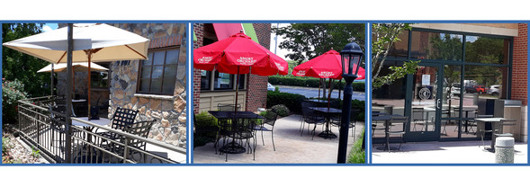 Restaurants with outdoor seating 6 ft apart